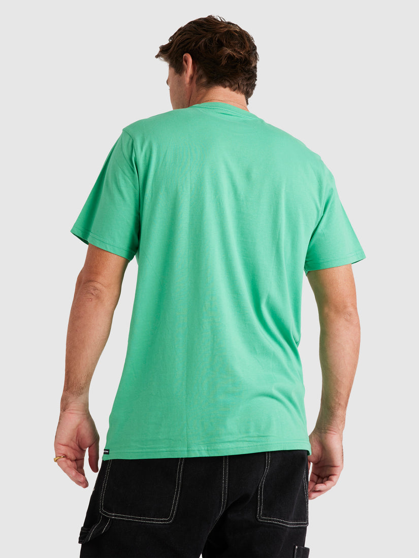 Aus Skoob Short Sleeve Tee - Jungle Green