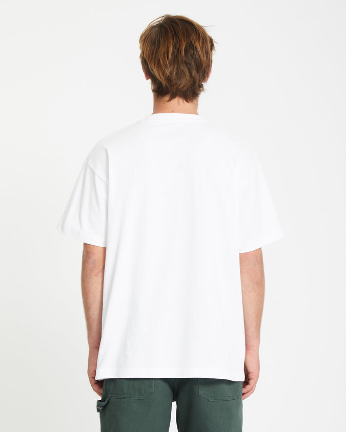 Poetic Dess Loose Short Sleeve Tee - White
