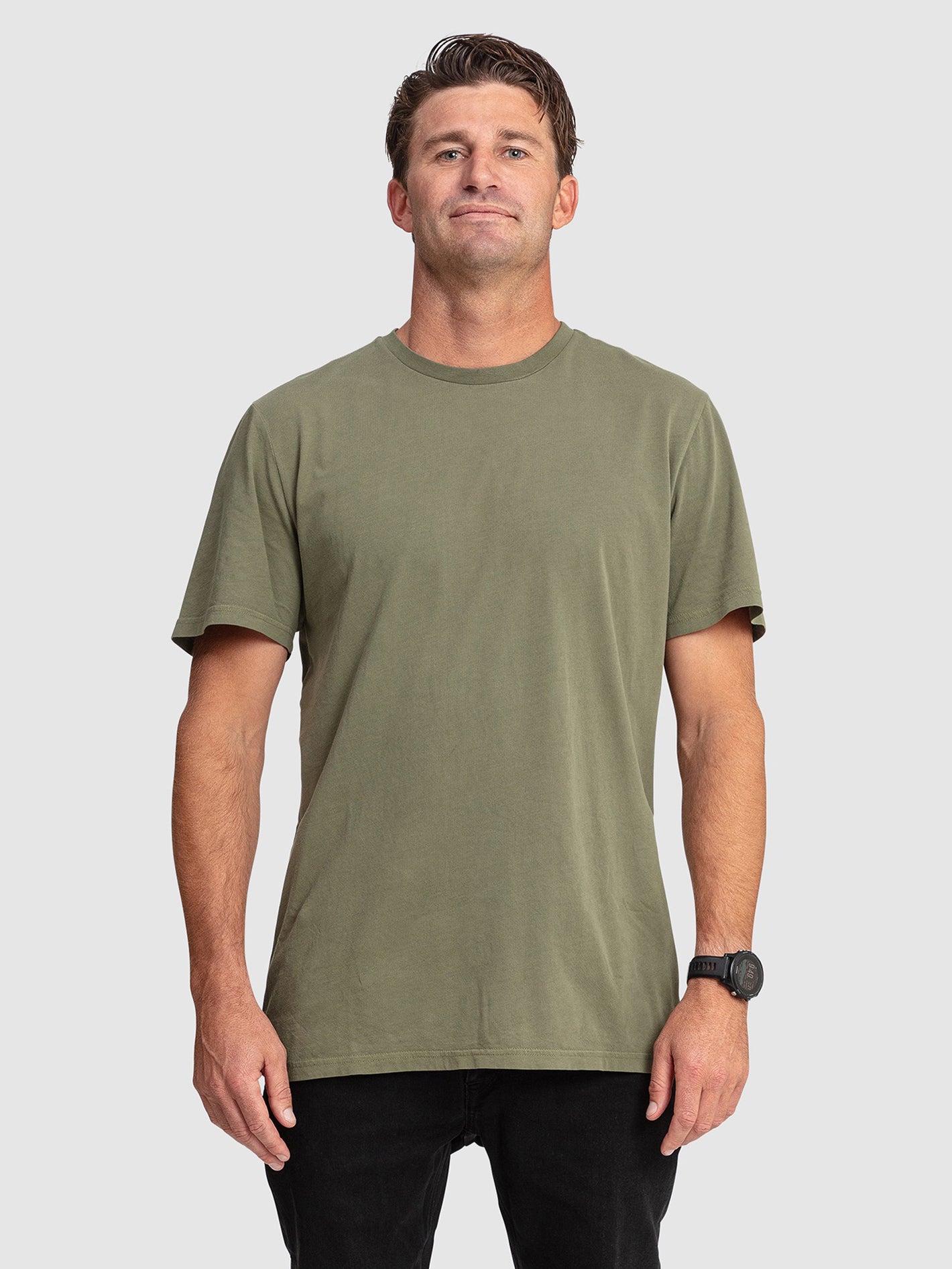 Aus Wash Short Sleeve T-Shirt - Army Green Combo – Volcom