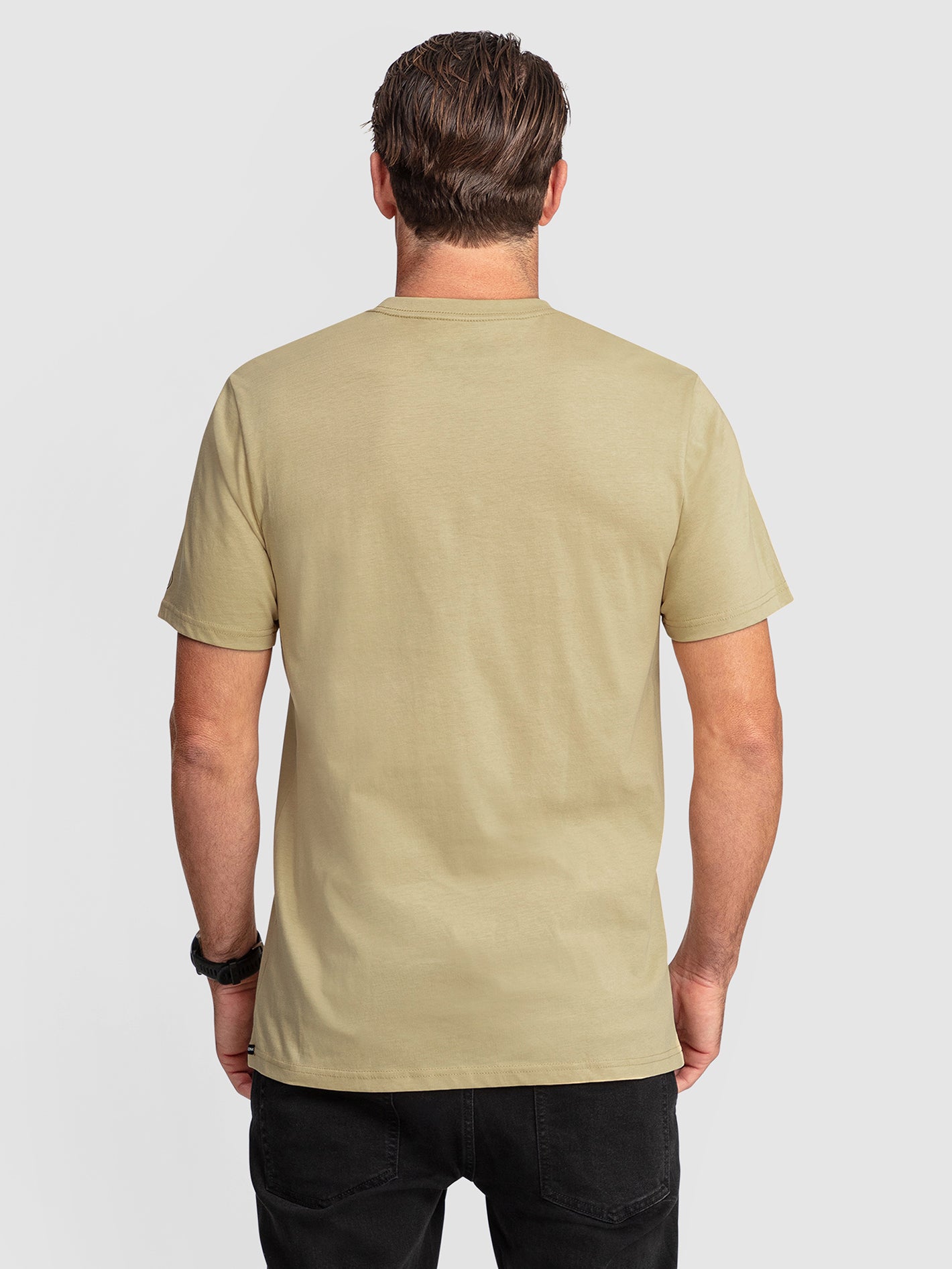 Aus Solid Short Sleeve Tee Shirt - Grain – Volcom