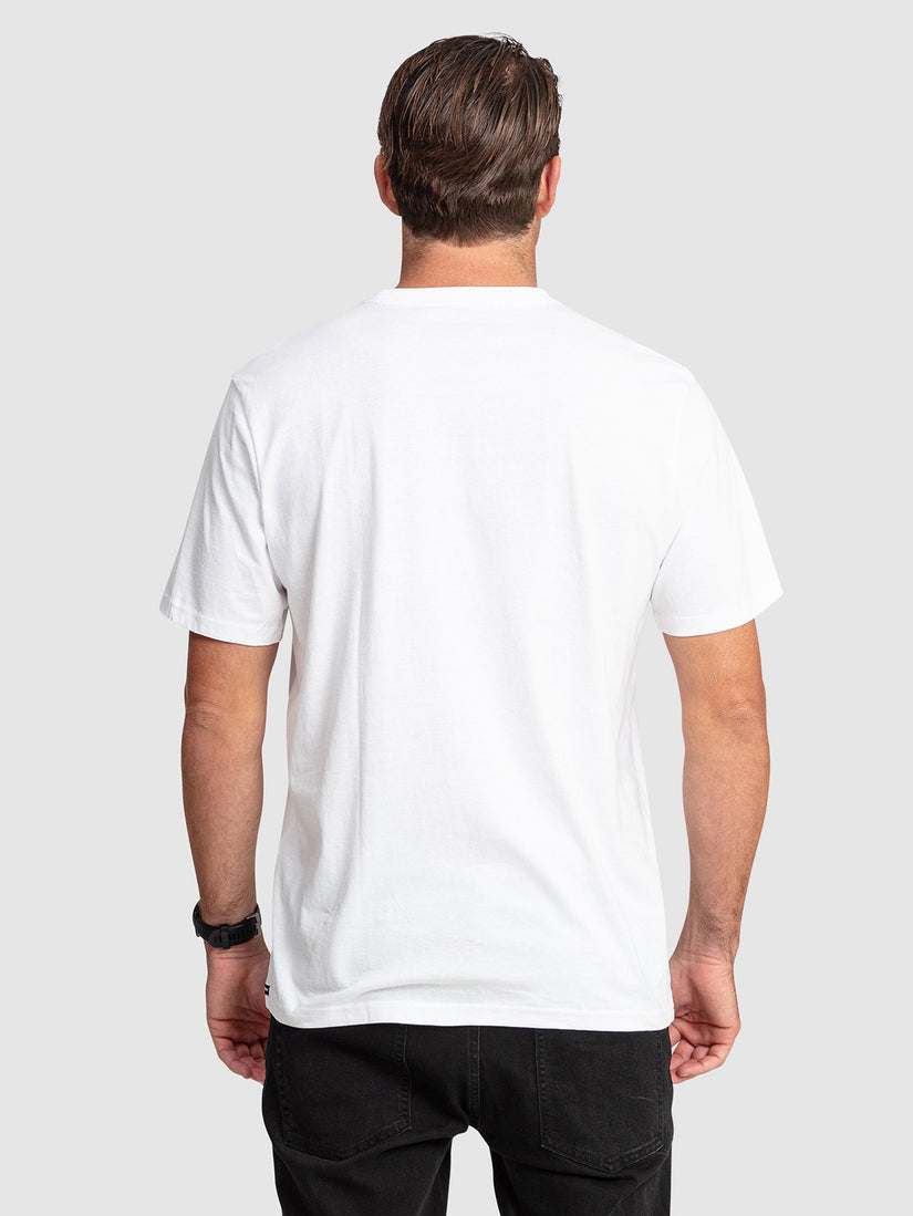 Aus Solid Short Sleeve Tee - White