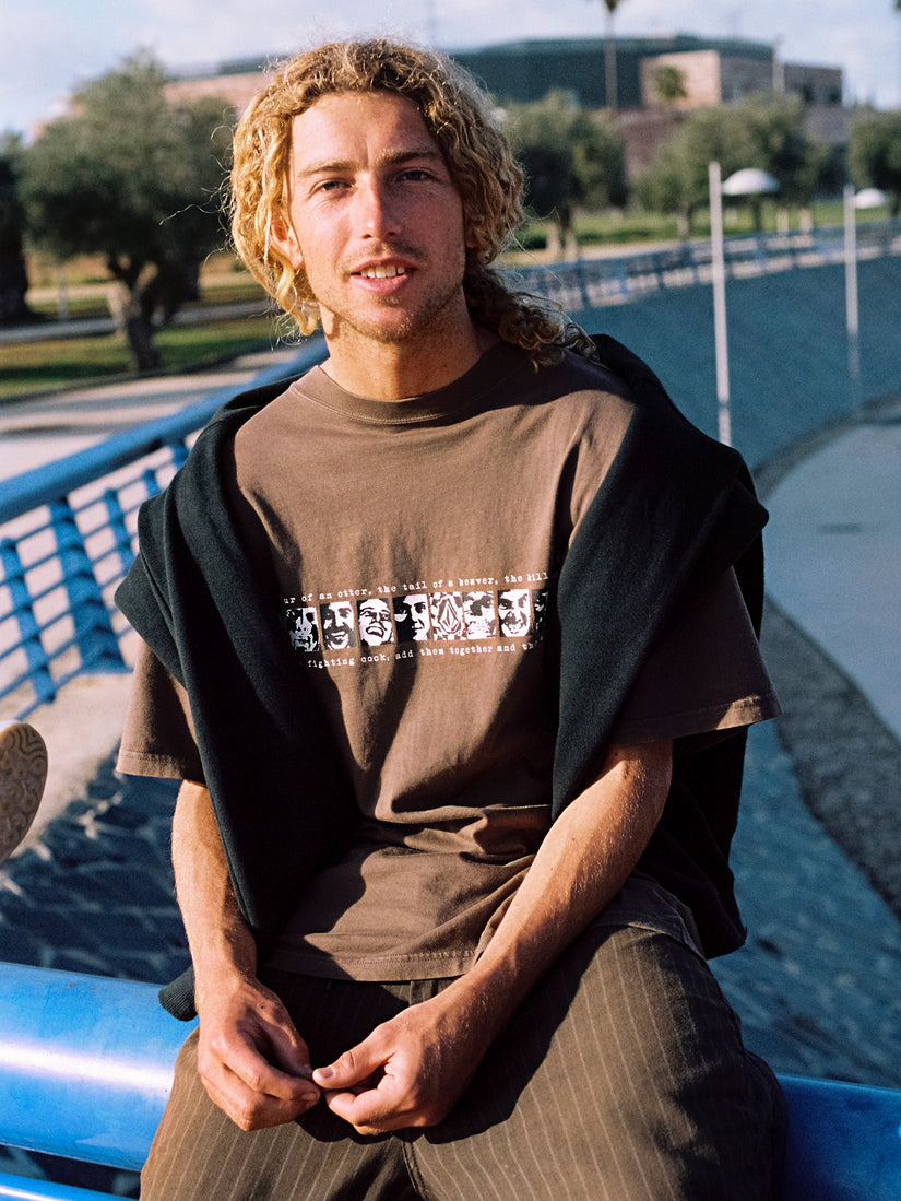 Skate Vitals Remy Short Sleeve T-Shirt 2 - Dark Earth