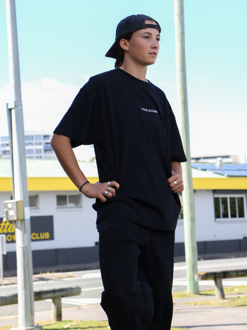 Volcom Stone Lse Short Sleeve T-Shirt - Black