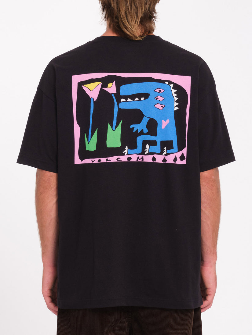 Arthur Dino Lse Short Sleeve T-Shirt - Black