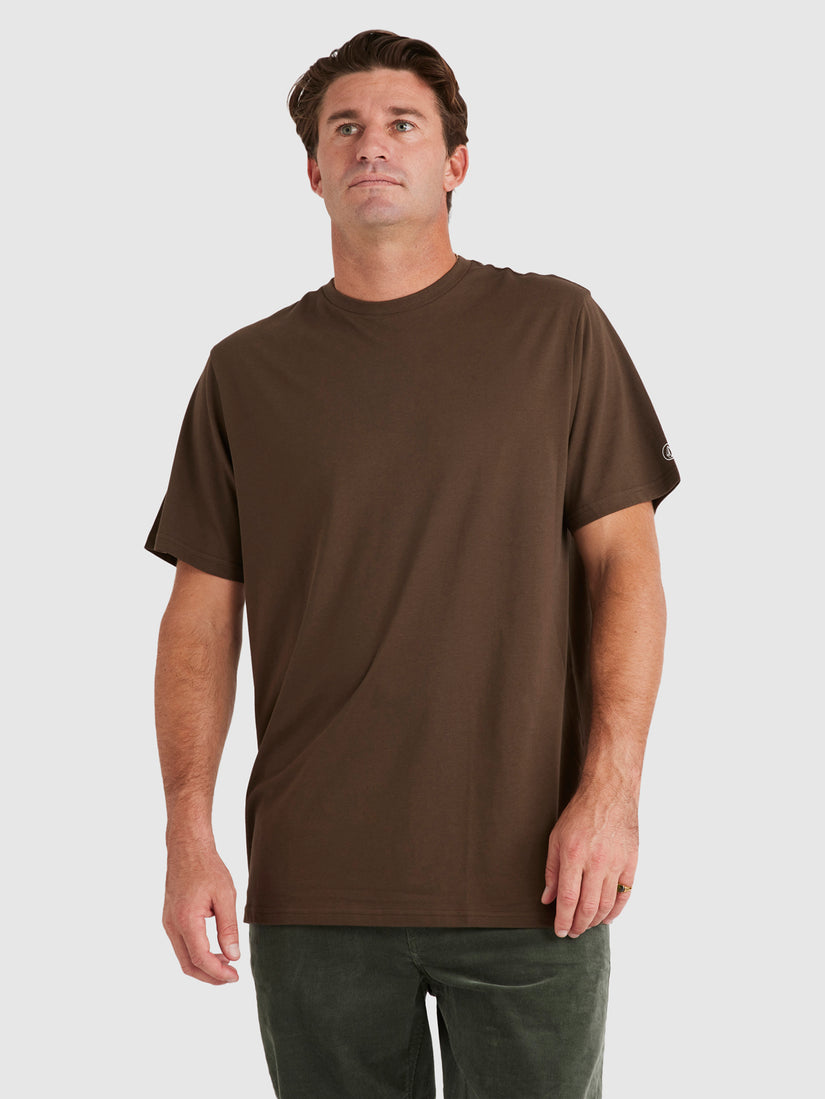 Aus Solid Short Sleeve Tee - Wren