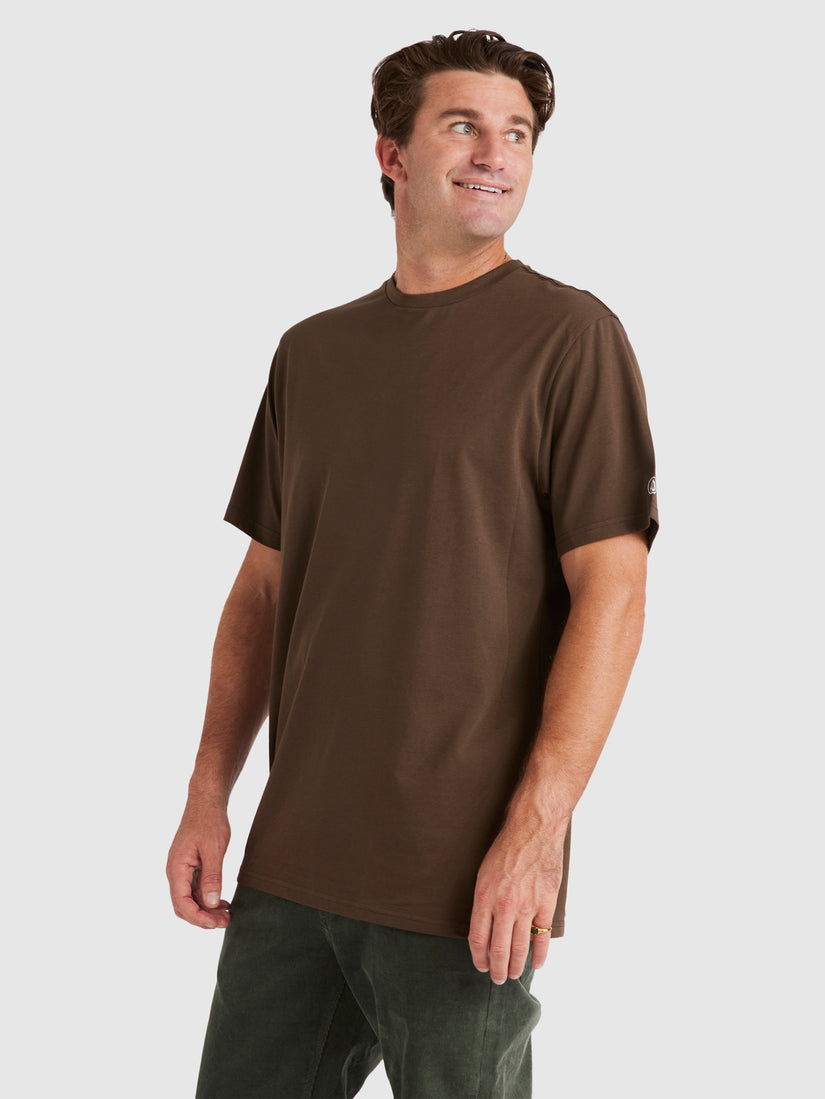 Aus Solid Short Sleeve Tee - Wren