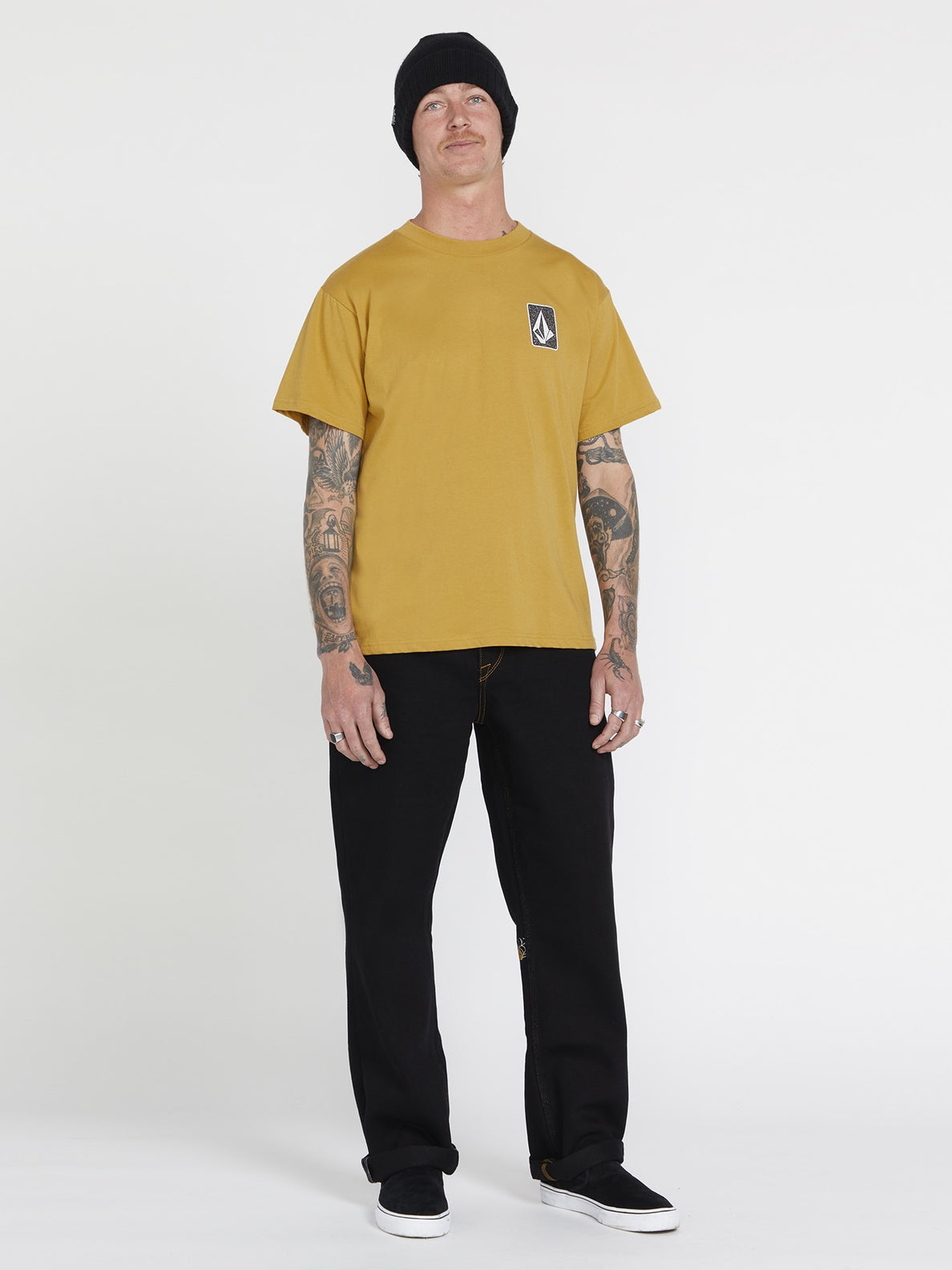 Skate Vitals Originator Short Sleeve T-Shirt - Mustard