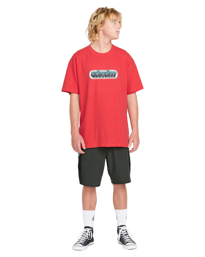 Surf Vitals II Short Sleeve Tee - Ribbon Red
