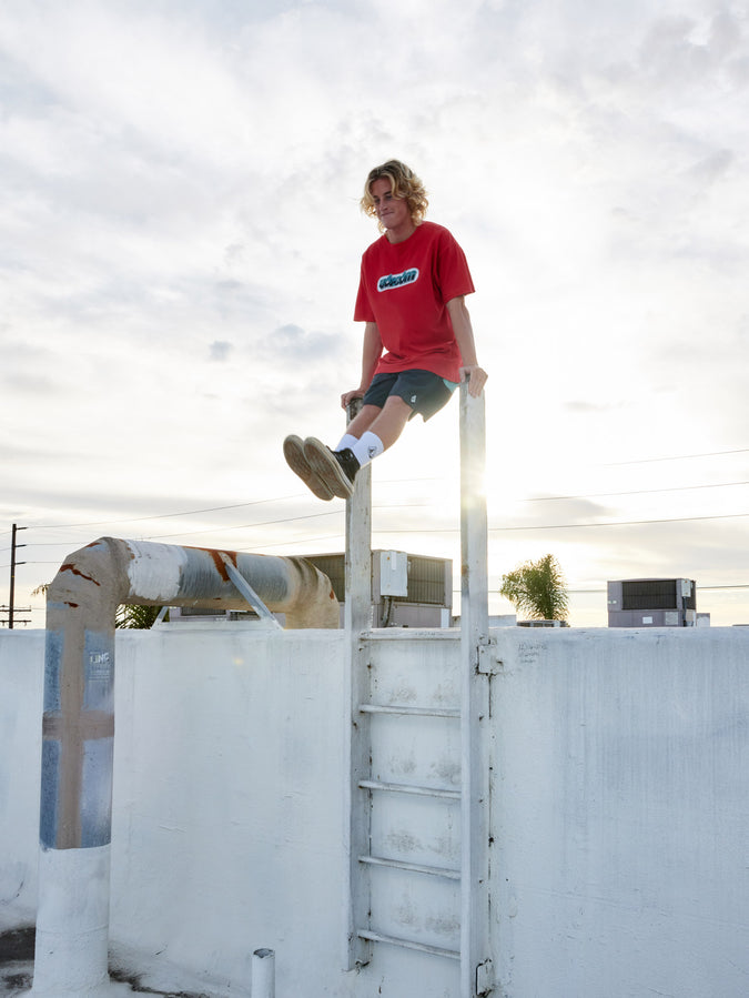 Surf Vitals II Short Sleeve Tee - Ribbon Red