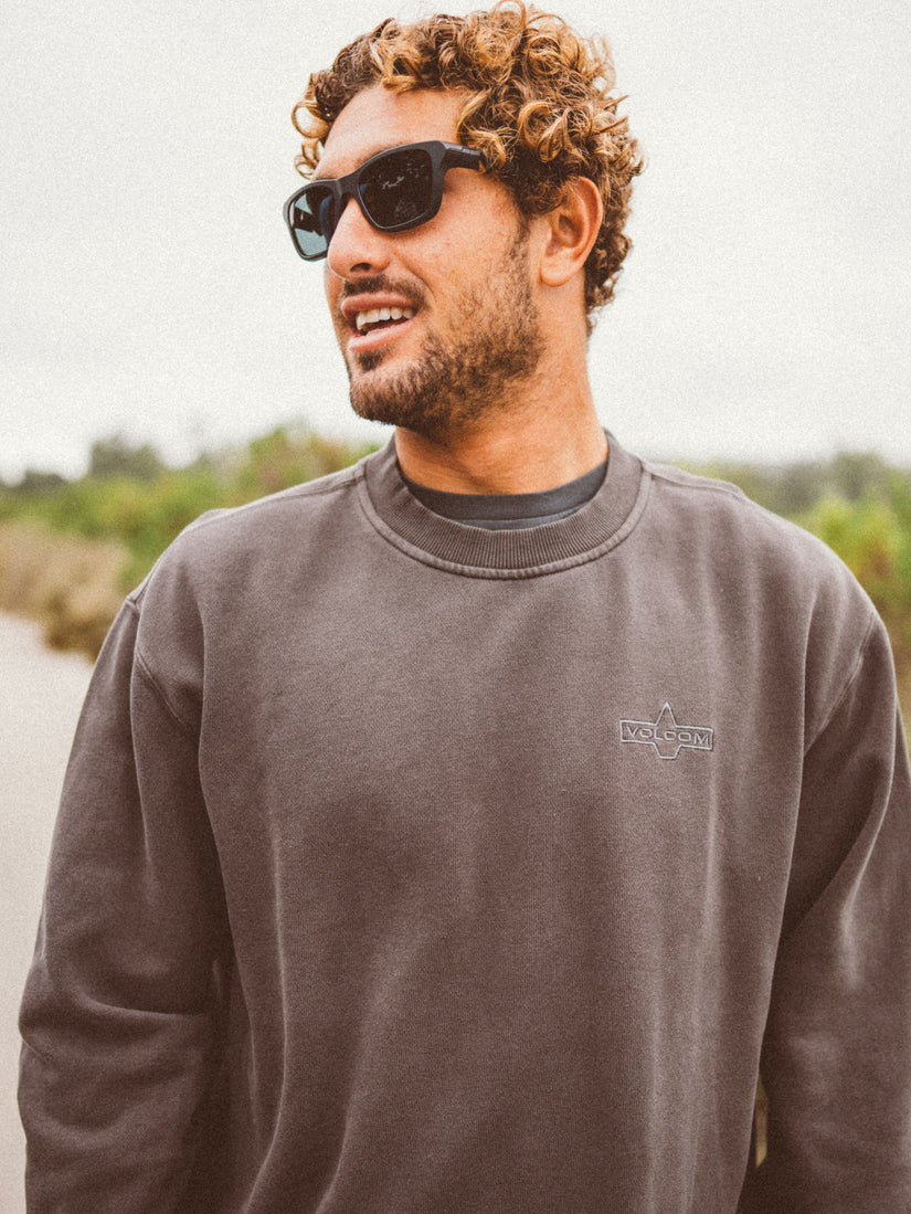 Lifer Crew Fleece - Asphalt Black
