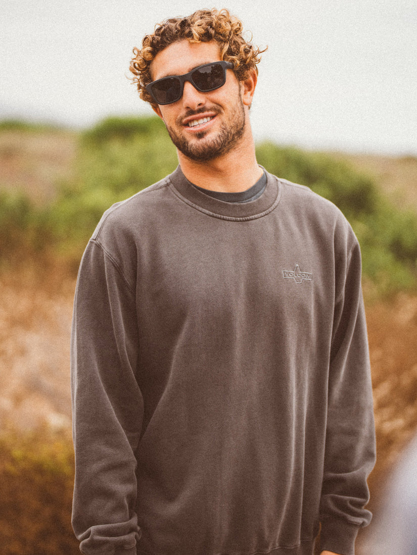 Lifer Crew Fleece - Asphalt Black