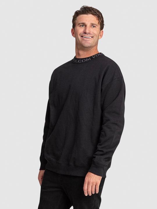 Skate Vital Crew Pullover Fleece - Black