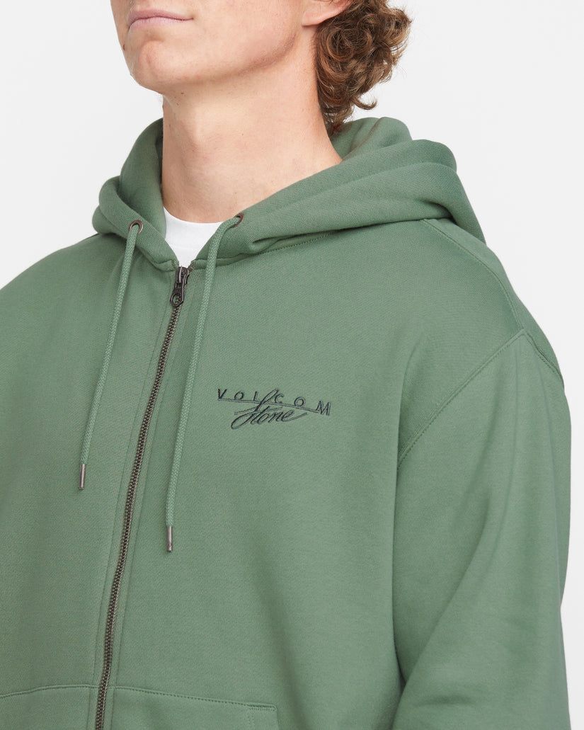 Calmstone Zip Fleece - Light Olive