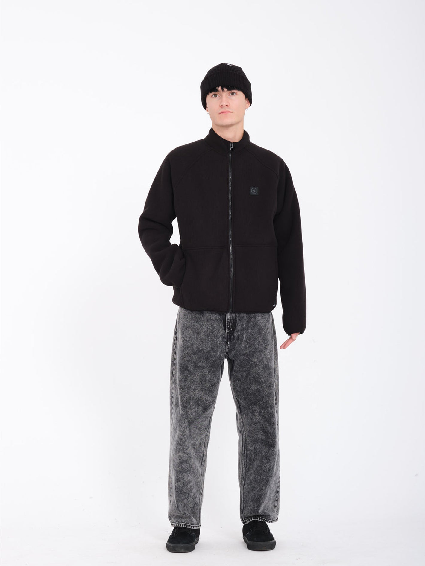 Runtime Grid Zip Fleece