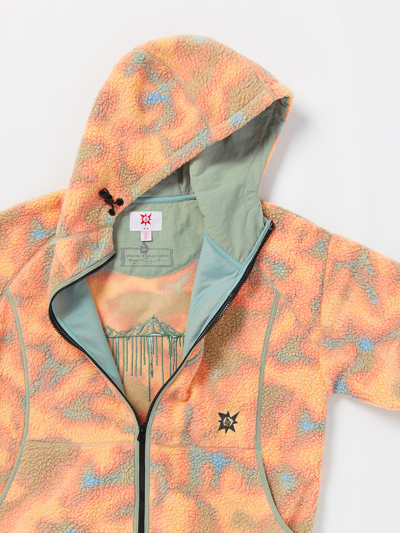 Tokyo True Bryan Iguchi Zip Fleece - Tigerlily