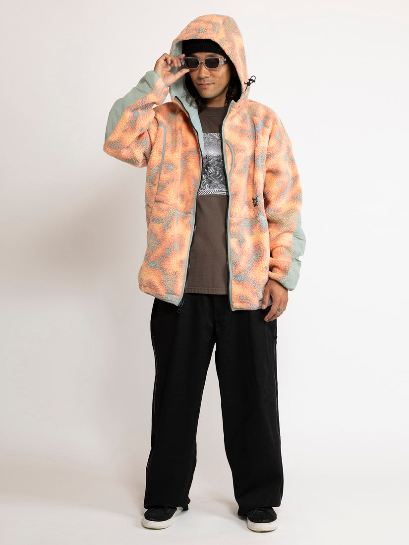 Tokyo True Bryan Iguchi Zip Fleece - Tigerlily