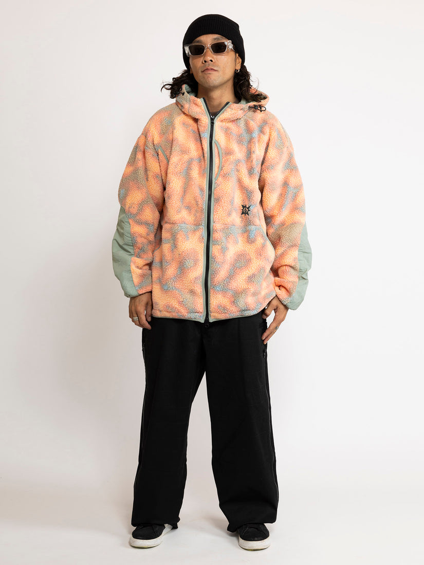 Tokyo True Bryan Iguchi Zip Fleece - Tigerlily