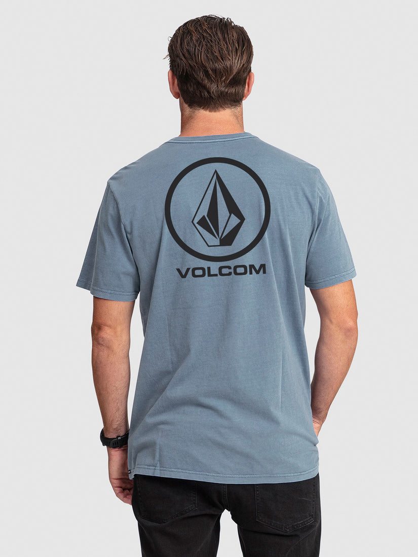 Corp Short Sleeve Tee - Slate Blue