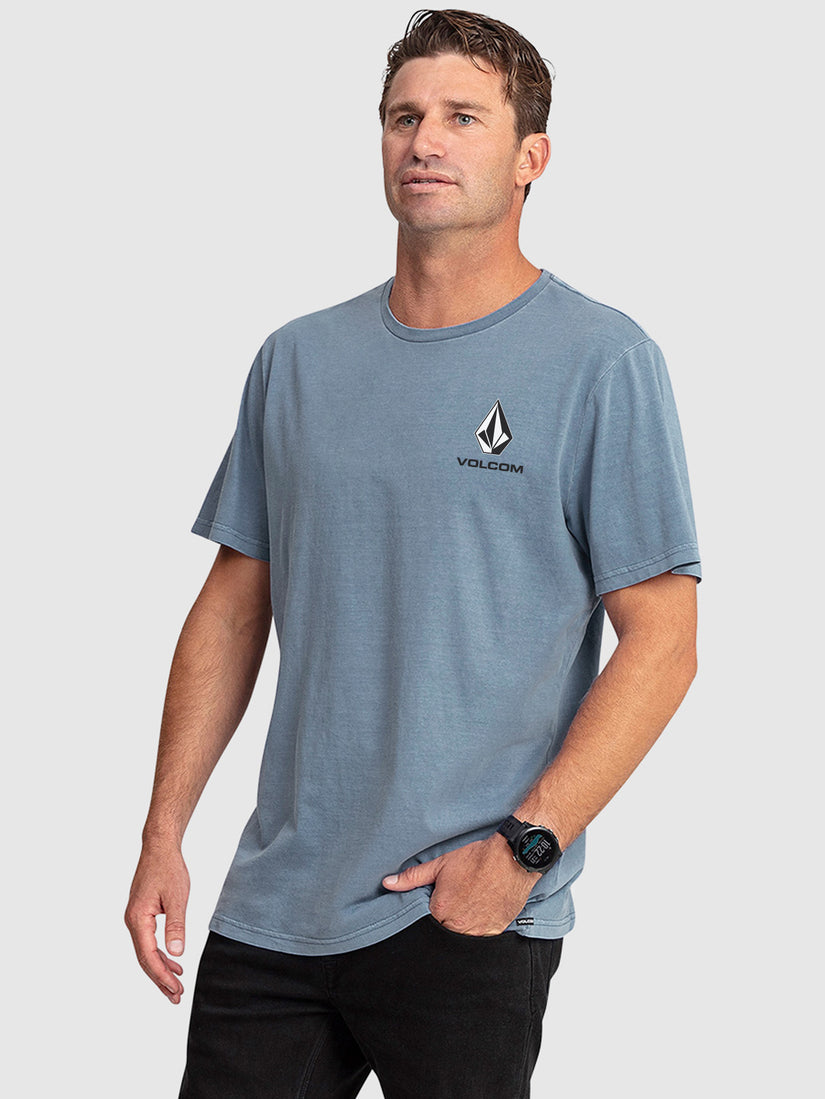 Corp Short Sleeve Tee - Slate Blue