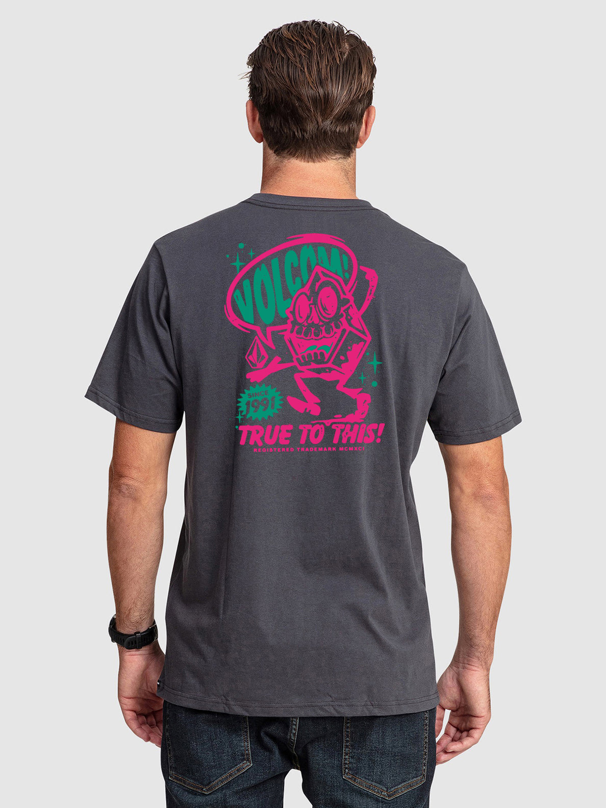 Jimmy Rig Short Sleeve Tee - Asphalt Black – Volcom