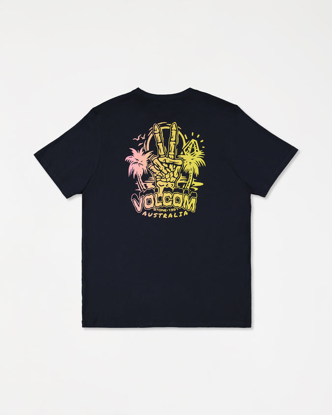 Peace Out Short Sleeve Tee - Navy