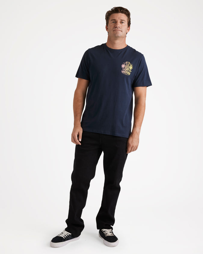 Peace Out Short Sleeve Tee - Navy