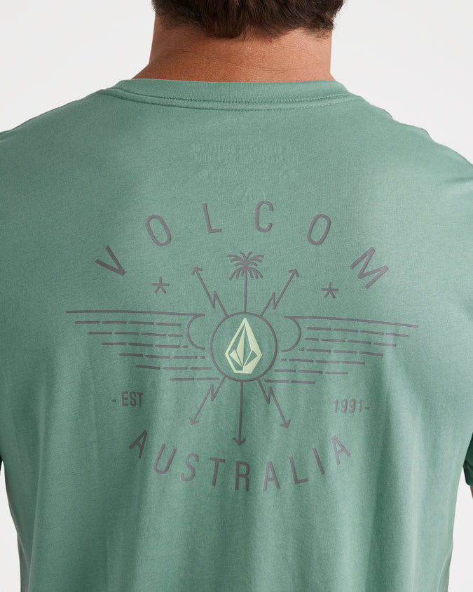 Fly High Short Sleeve Tee - Petrol