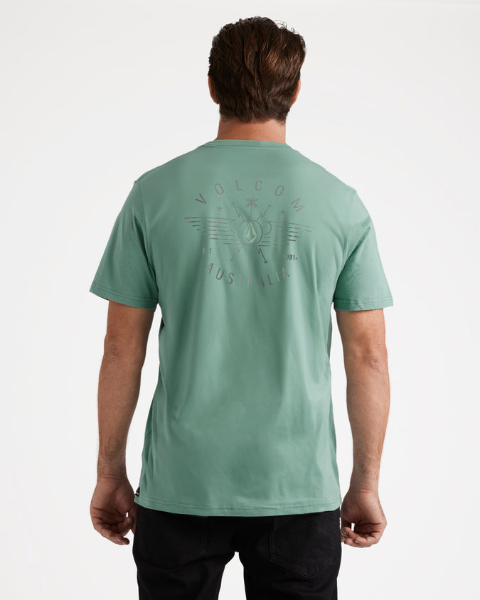 Fly High Short Sleeve Tee - Petrol