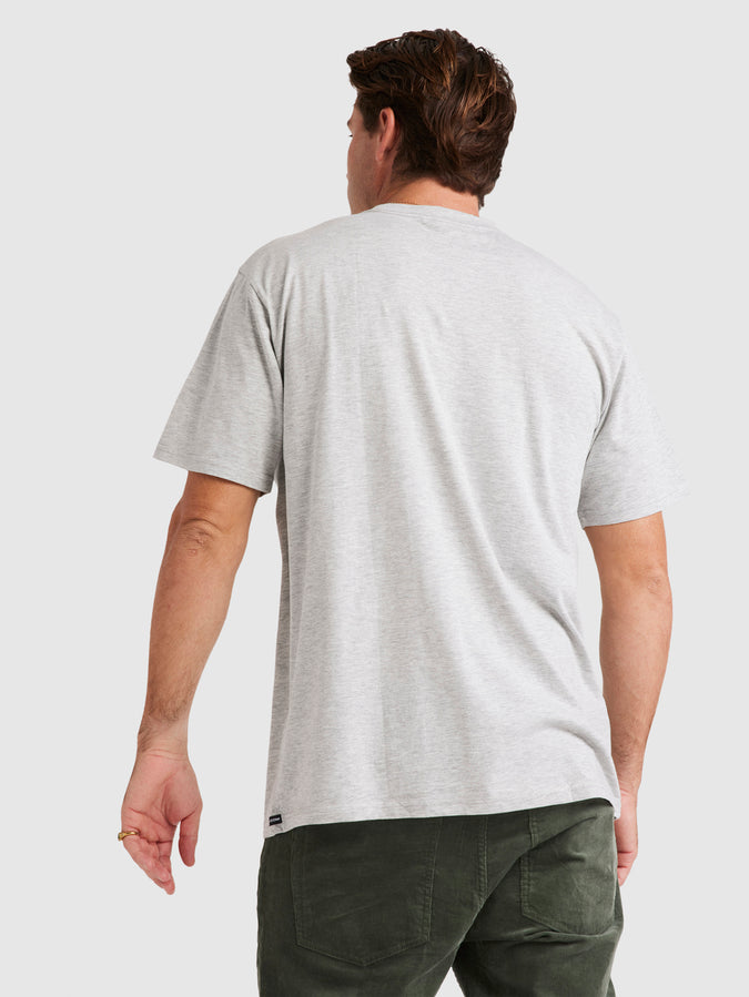 Aus Jumbled Short Sleeve Tee - Heather Grey