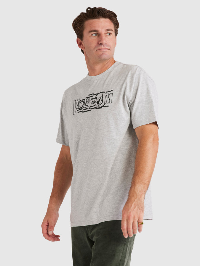 Aus Jumbled Short Sleeve Tee - Heather Grey