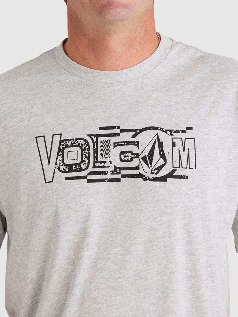 Aus Jumbled Short Sleeve Tee - Heather Grey | Volcom