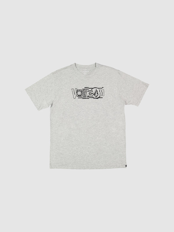 Jumbled Logo Silver Tee Shirt