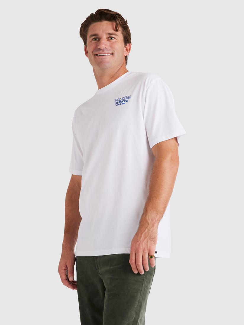 Aus Boozey Bird Short Sleeve Tee - White