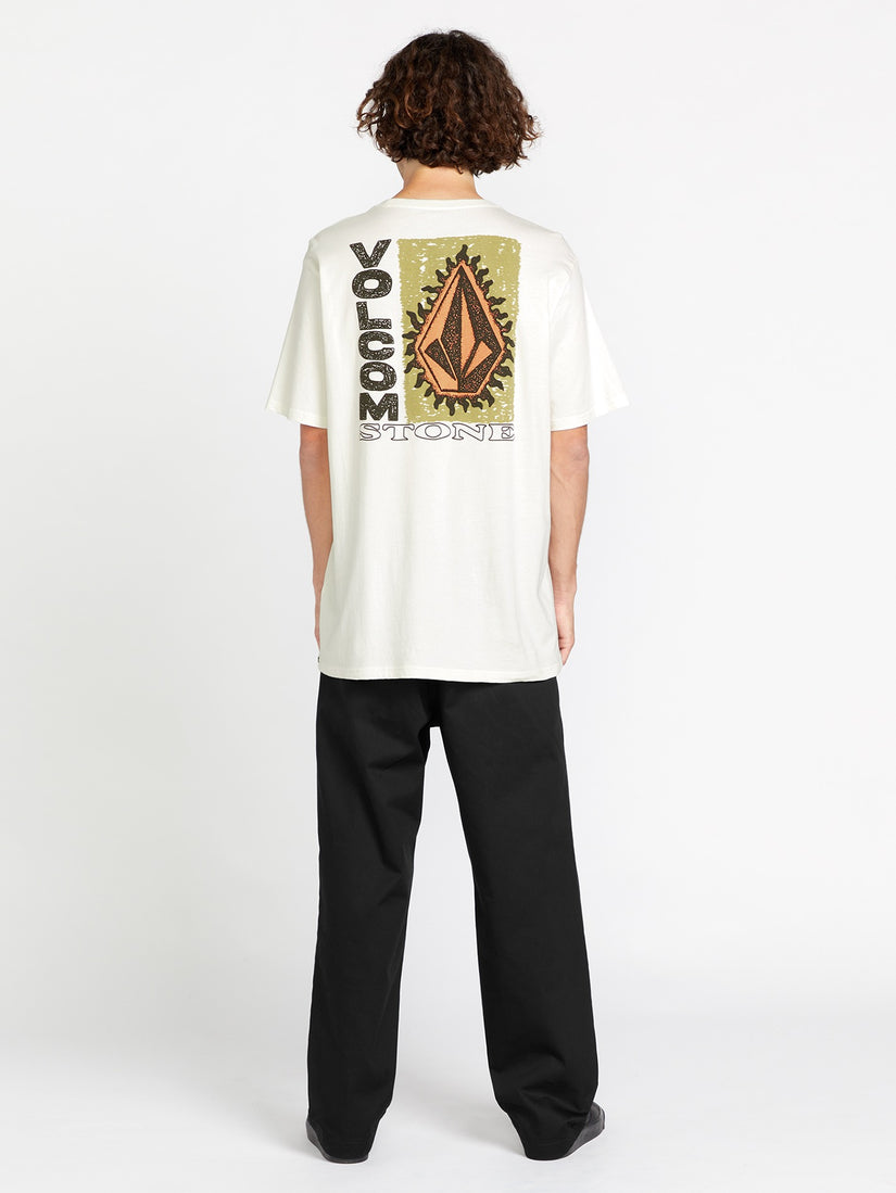 Flamed Short Sleeve Tee - Off White