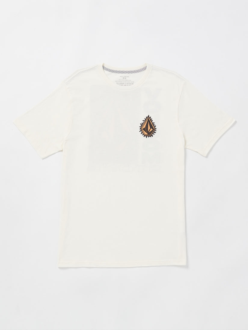 Flamed Short Sleeve Tee - Off White