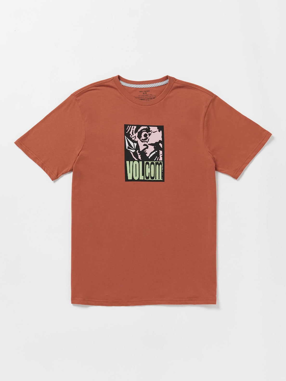 Maniacal Short Sleeve T-Shirt - Rust