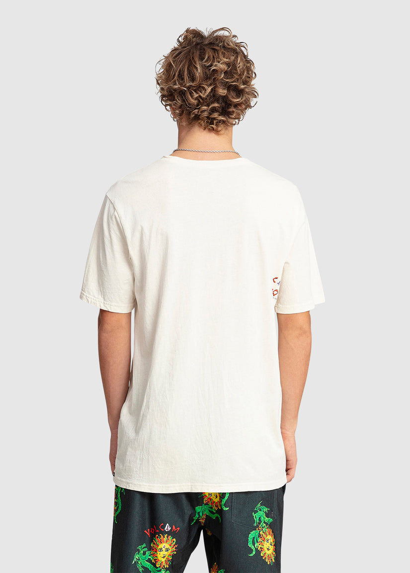Featured Artist Ozzy Wrong Short Sleeve T-Shirt - Dirty White