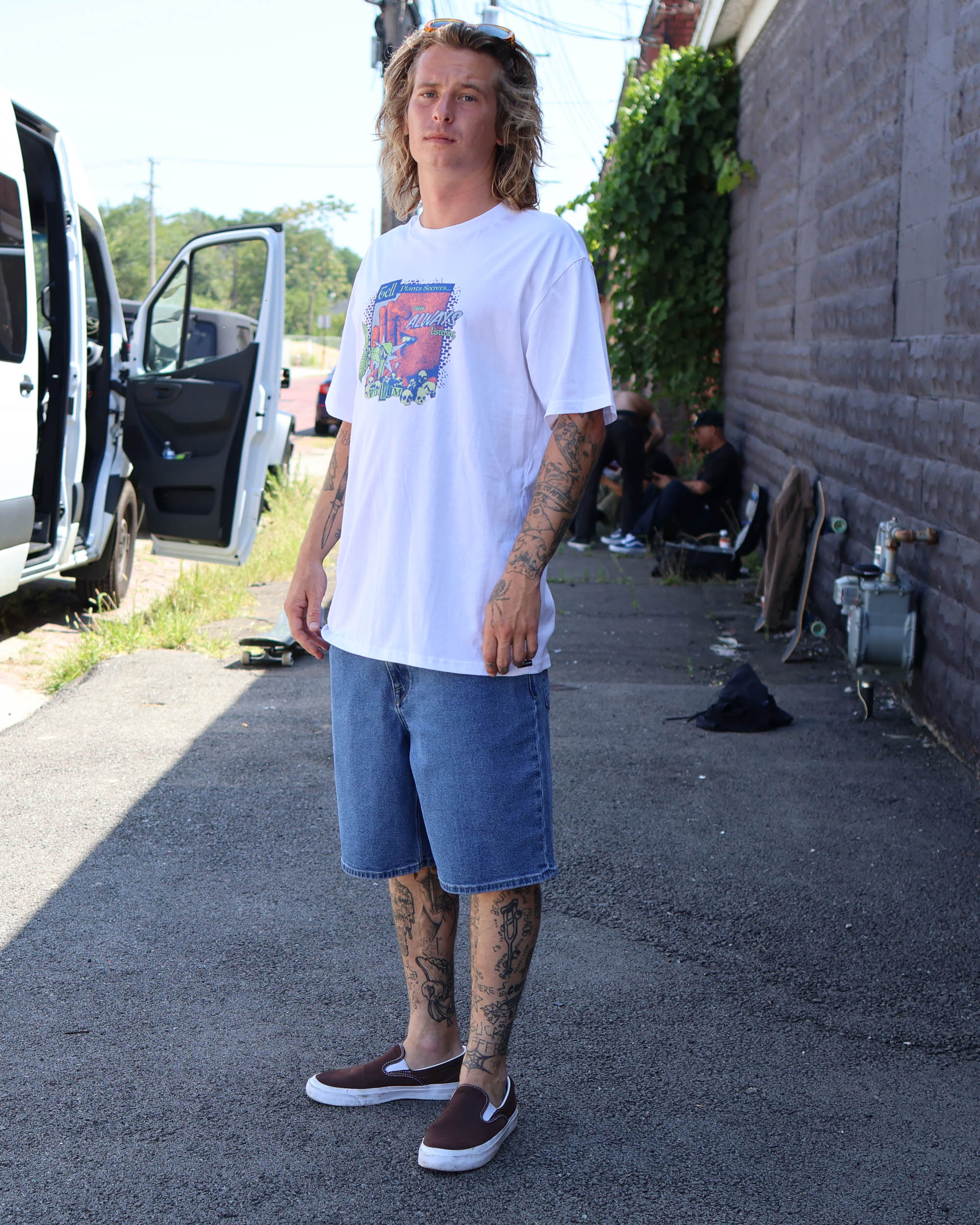 Billow Denim Short 22"