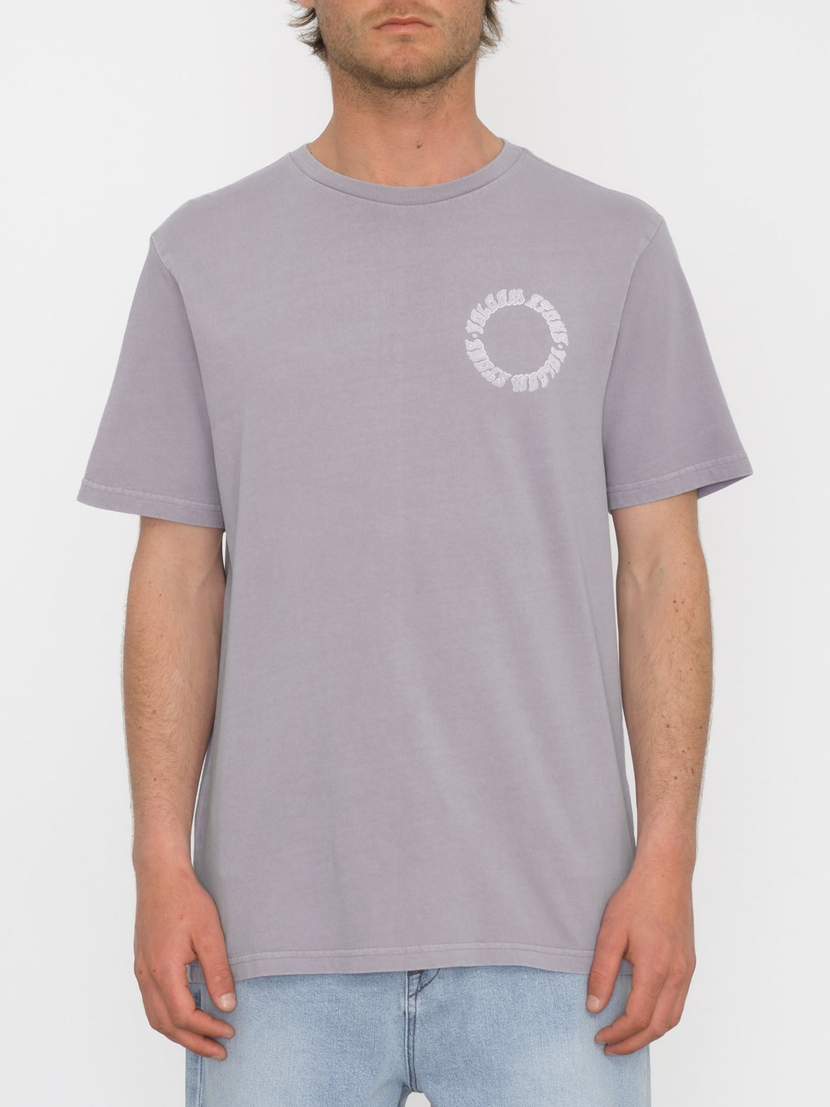 Stone Oracle Short Sleeve T-Shirt - Dirty Vintage Indigo