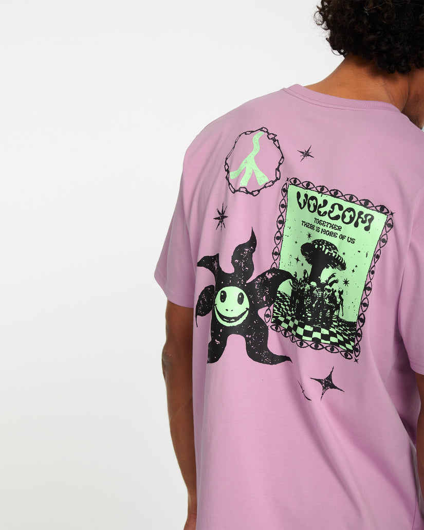 Featured Artist Filip Rygalski 2 Short Sleeve Tee - Steel Purple