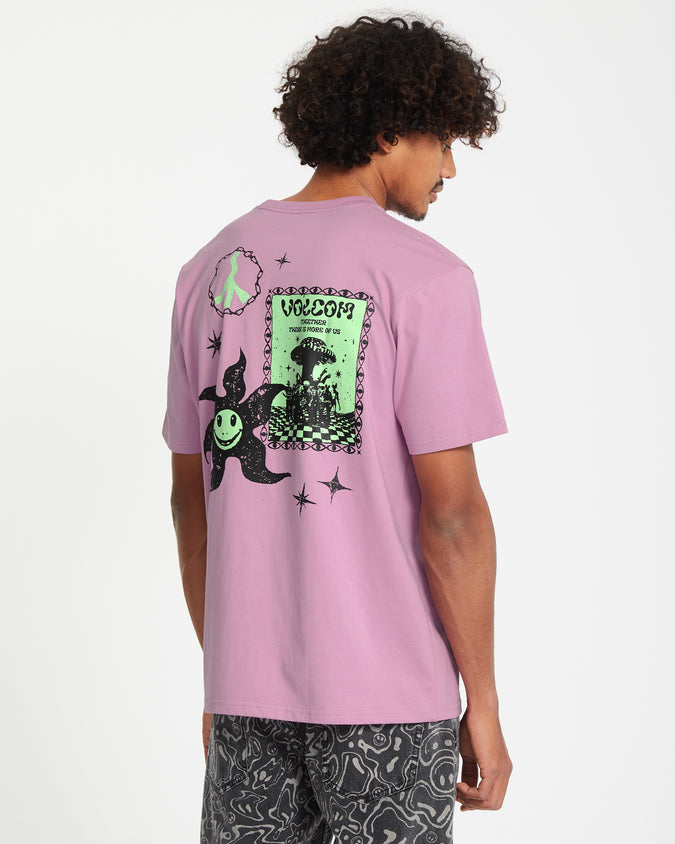 Featured Artist Filip Rygalski Short Sleeve Tee - Steel Purple