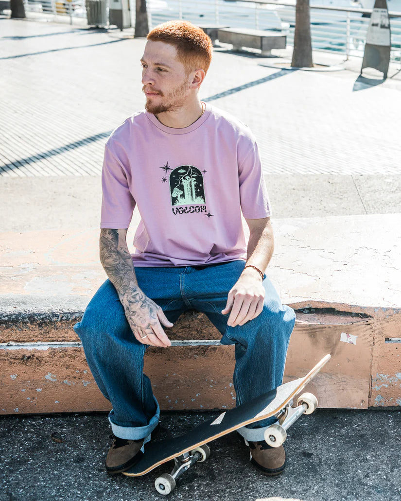 Featured Artist Filip Rygalski 2 Short Sleeve Tee - Steel Purple