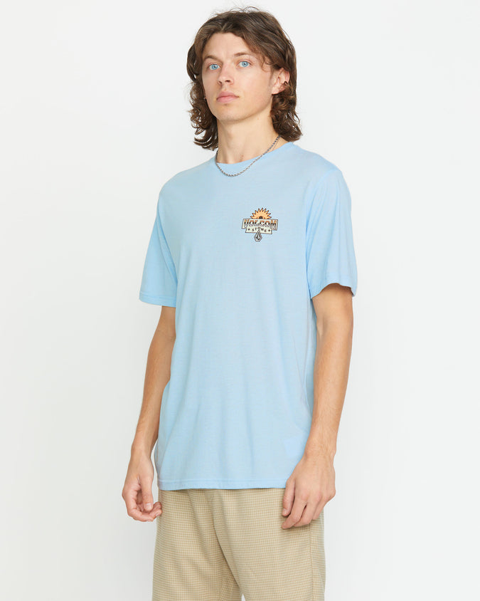 Sure Thing Short Sleeve Tee - Carolina Blue Heather