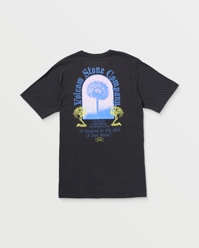 Cosmic Root Short Sleeve Tee - Washed Black Heather