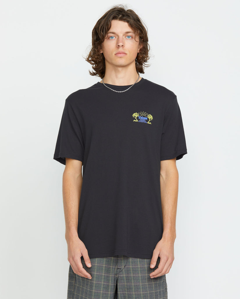 Cosmic Root Short Sleeve Tee - Washed Black Heather