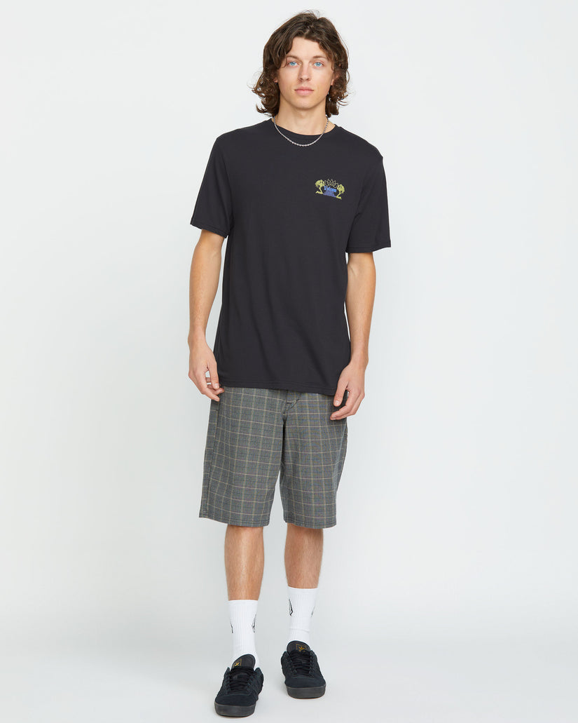 Cosmic Root Short Sleeve Tee - Washed Black Heather