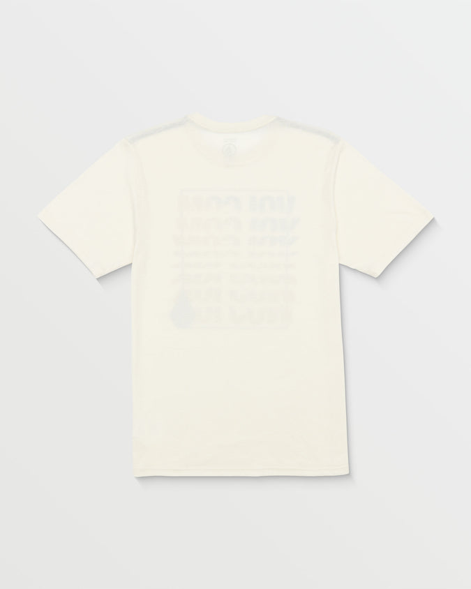 Flip Thru Short Sleeve Tee - Off White Heather