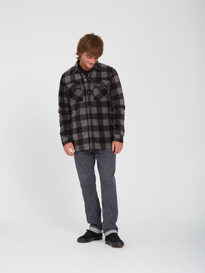 Bowered Fleece Jacket - Pewter