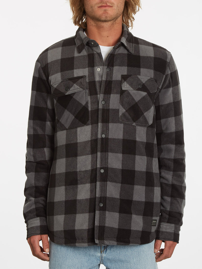Bowered Fleece Jacket - Pewter