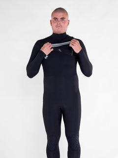 Modulator 4/3mm Chest Zip Wetsuit - Black